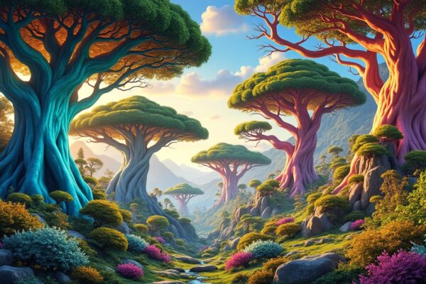 plongez dans l'univers unique des arbres hundertwasser, où l'art se mêle harmonieusement à la nature. découvrez des créations végétales inspirantes et colorées.